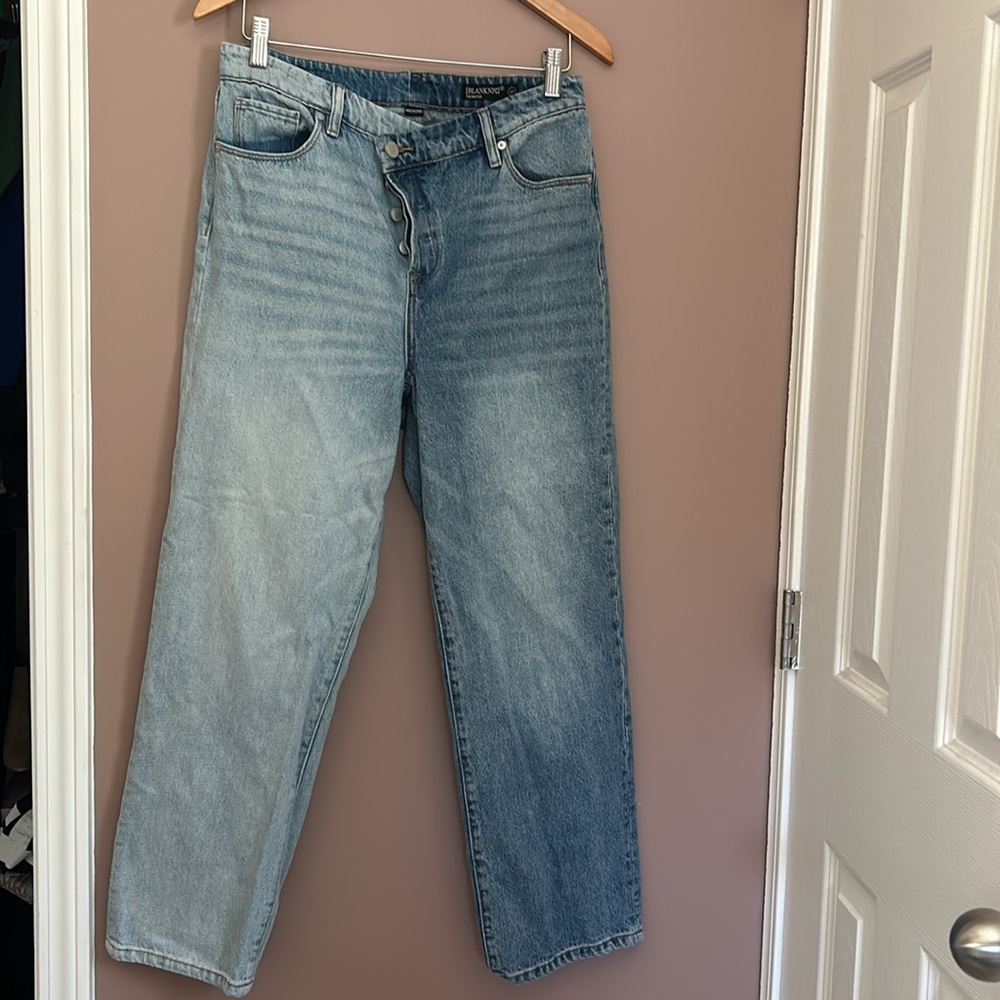 BLANKNYC Baxter Rib Cage Straight Leg Jeans Limited Edition Blue 27 Relaxed Fit - Picture 11 of 15